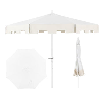 Baiona 9 ft. Classic MidCentury Market Patio Umbrella - JONATHAN Y